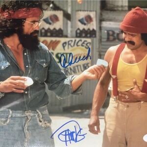 Cheech and Chong Signed 8x10 Photo JSA COA Authentic Autographs
